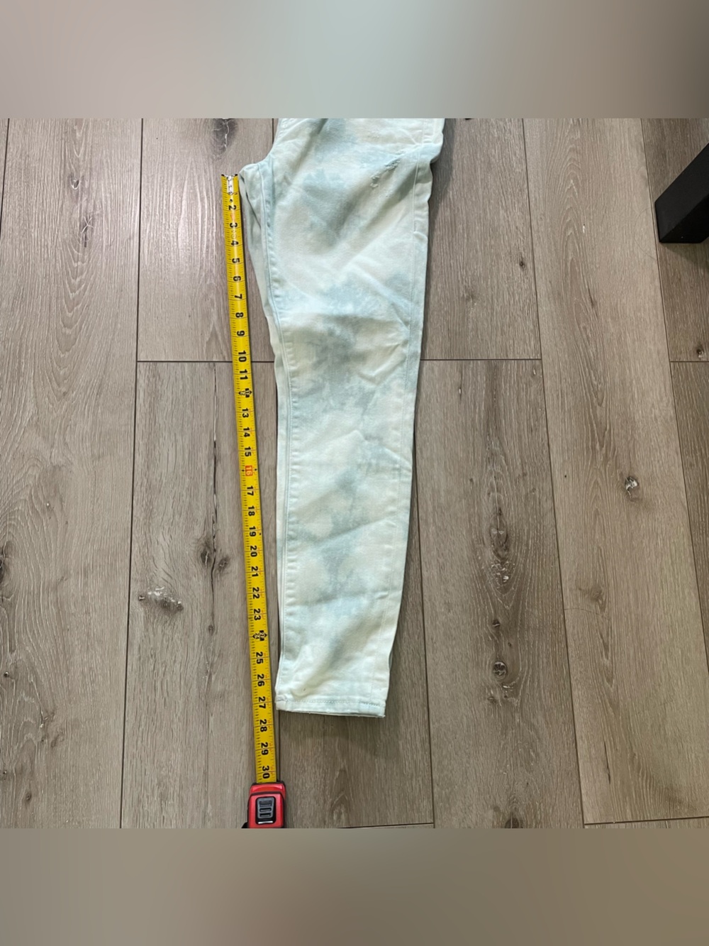 NWT True Religion Halle Mid Rise Super Skinny Jeans Size 29 - Light Tie Dye Wash - Picture 5 of 10